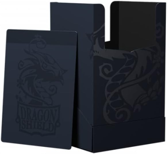 Arcane Tinmen Dragon Shield Card Deck Box – Deck Shell: Midnight Blue/Black – Durable & Sturdy TCG, OCG Card Storage – for Pokemon Yugioh Commander & MTG Magic: The Gathering Cards (AT-30756