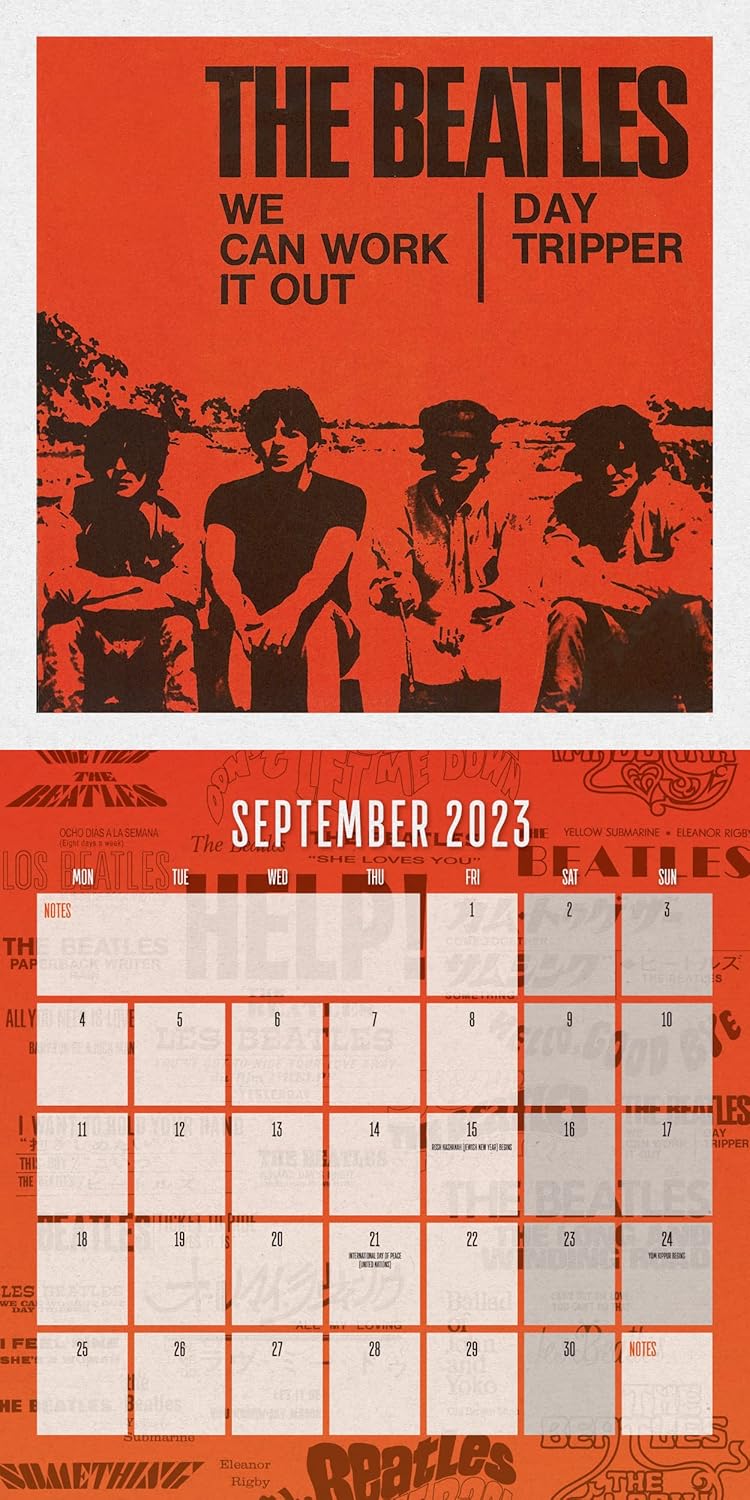 The Beatles Square Calendar
