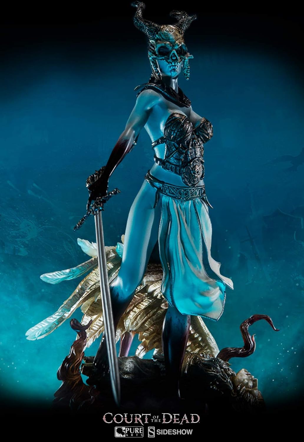 PureArts- Toys Court of The Dead Kier PVC Figurine, sólido (500064