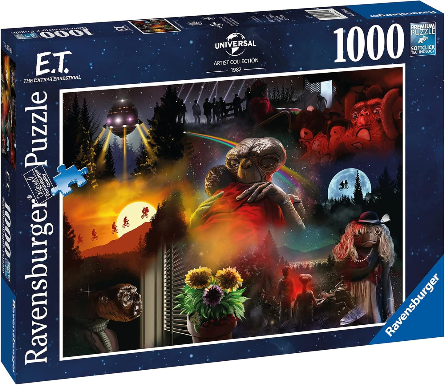 Ravensburger Puzzle 17148 - E.T. - 1000 Teile Universal VAULT Puzzle für Erwachsene und Kinder ab 14 Jahren