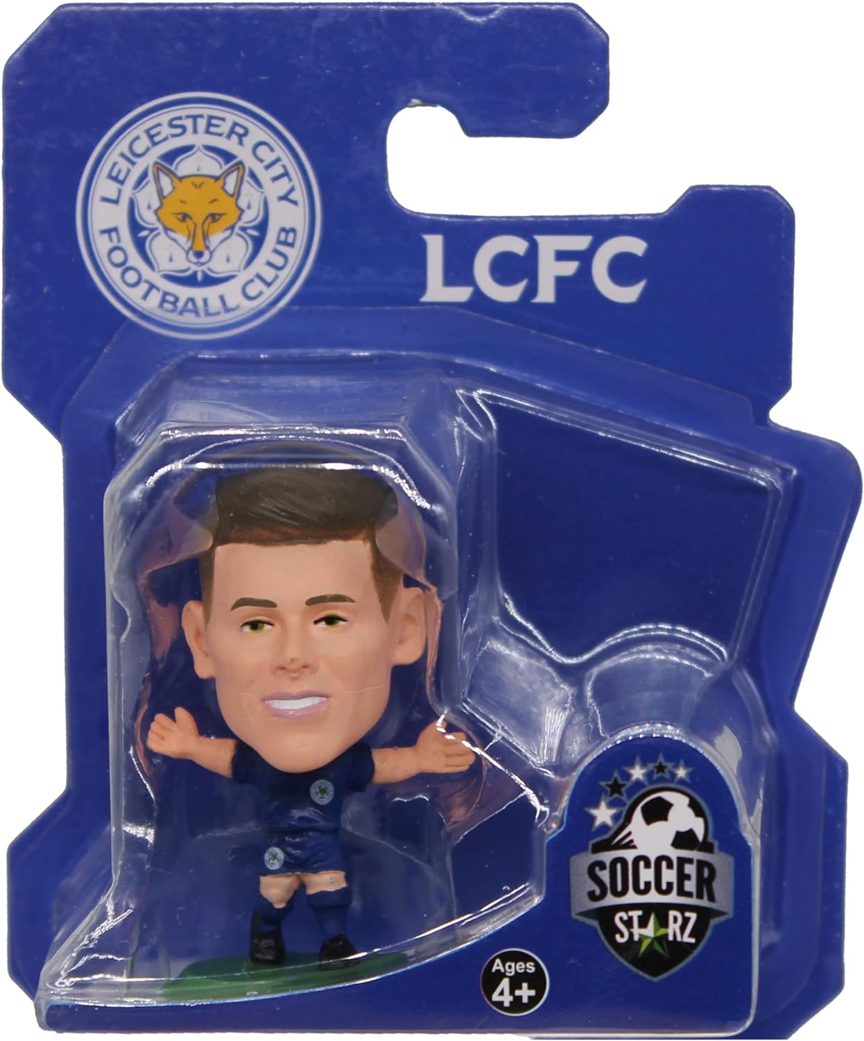 SoccerStarz Harvey Barnes Leicester City FC Home Kit (New Classic)