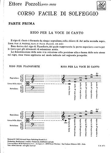 CORSO FACILE DI SOLFEGGIO PARTE I