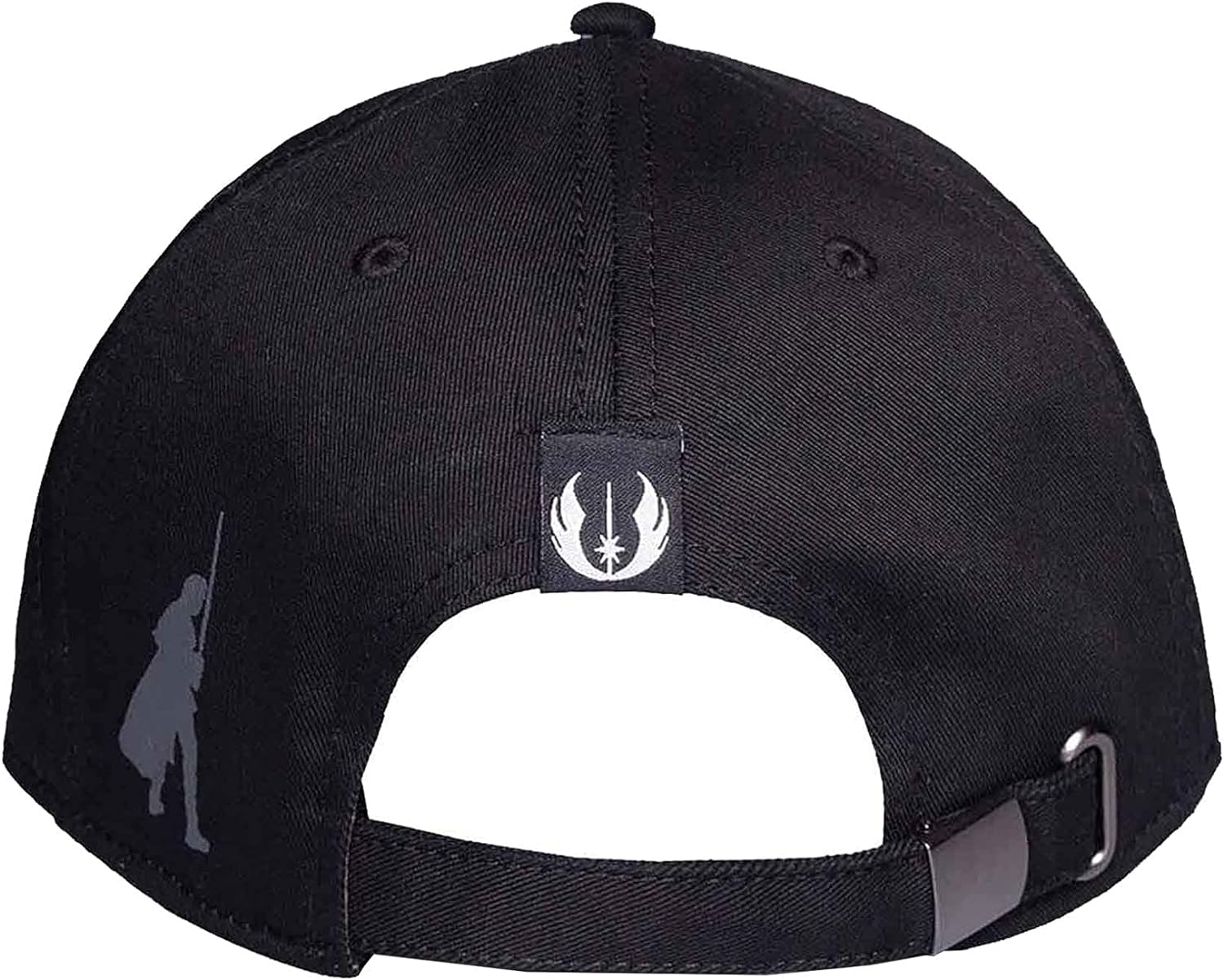 Star Wars OBI Wan Kenobi-Men's Metal Badge Adjustable Cap Baseball, Black, M
