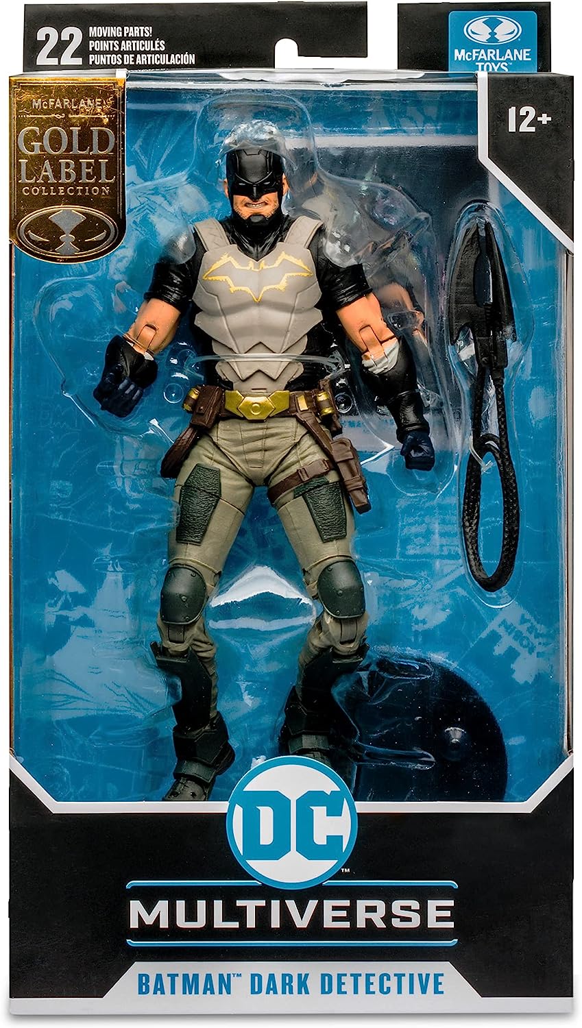 DC Multiverse Comic 7 Inch Action Figure Batman - Batman Dark Detective (Gold Label