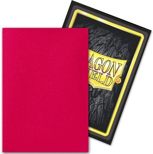 Arcane Tinmen Dragon Shield – Matte Japanese Dual Fury Alaria Commonwealth (Fuchsia) 100 CT Card Sleeves - MTG Sleeves Smooth & Tough - Compatible with Pokemon & Magic The Gathering (AT-15155
