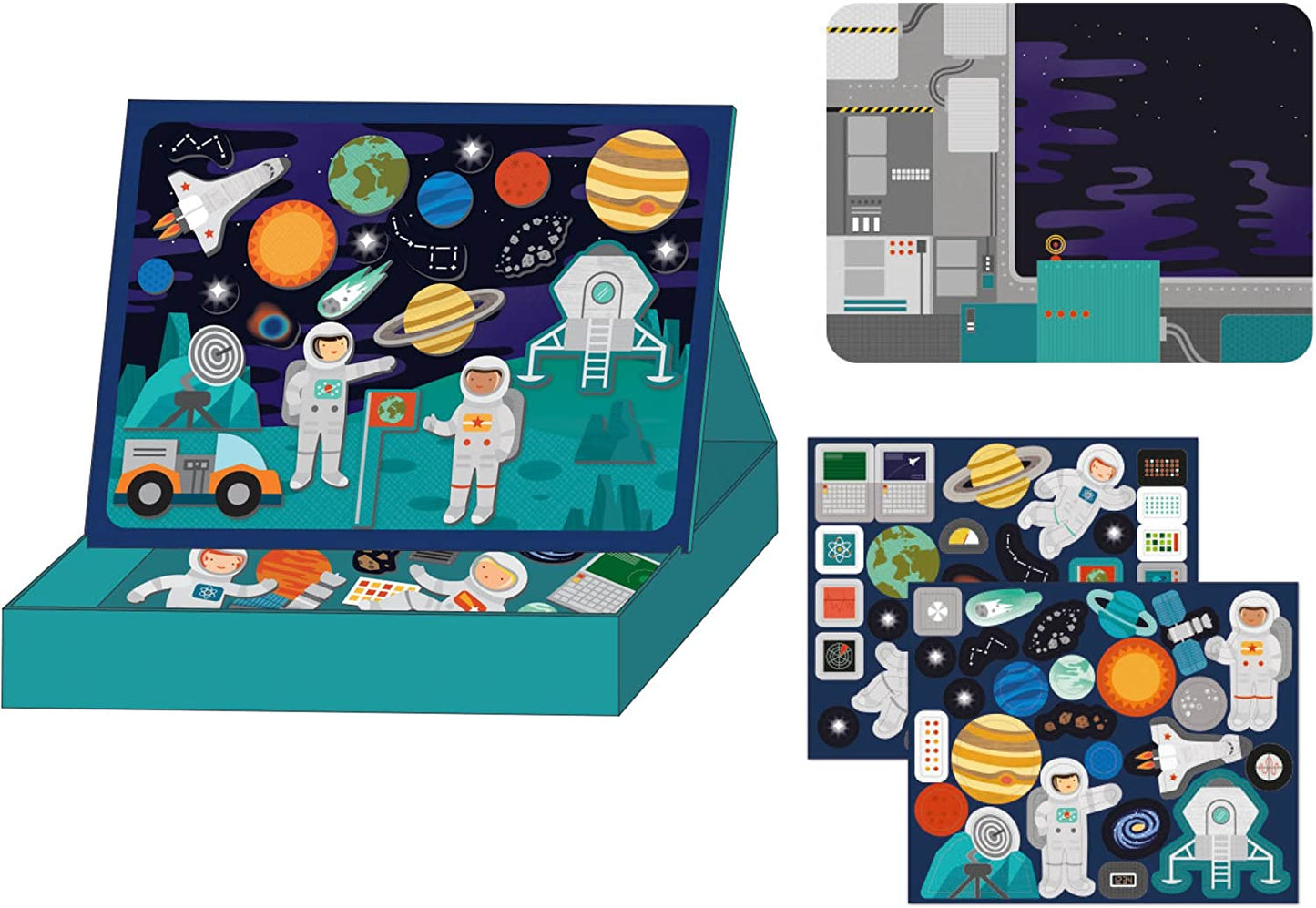 Petit Collage PTC244 Magnetic Play Set, Multi,Small Space
