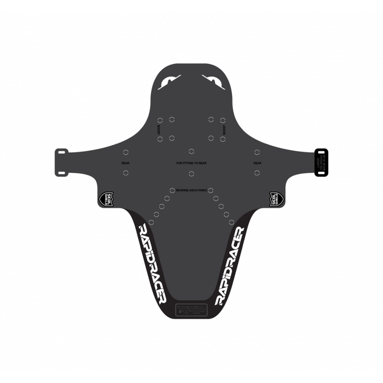 Enduroguard Large Black/Magenta Mudguard