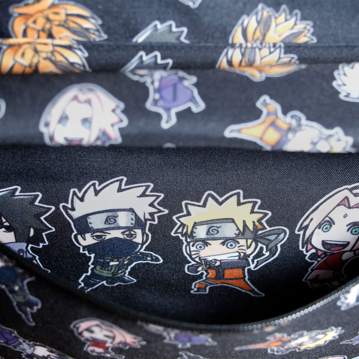 Naruto Wind-FAN HS Backpack, Black
