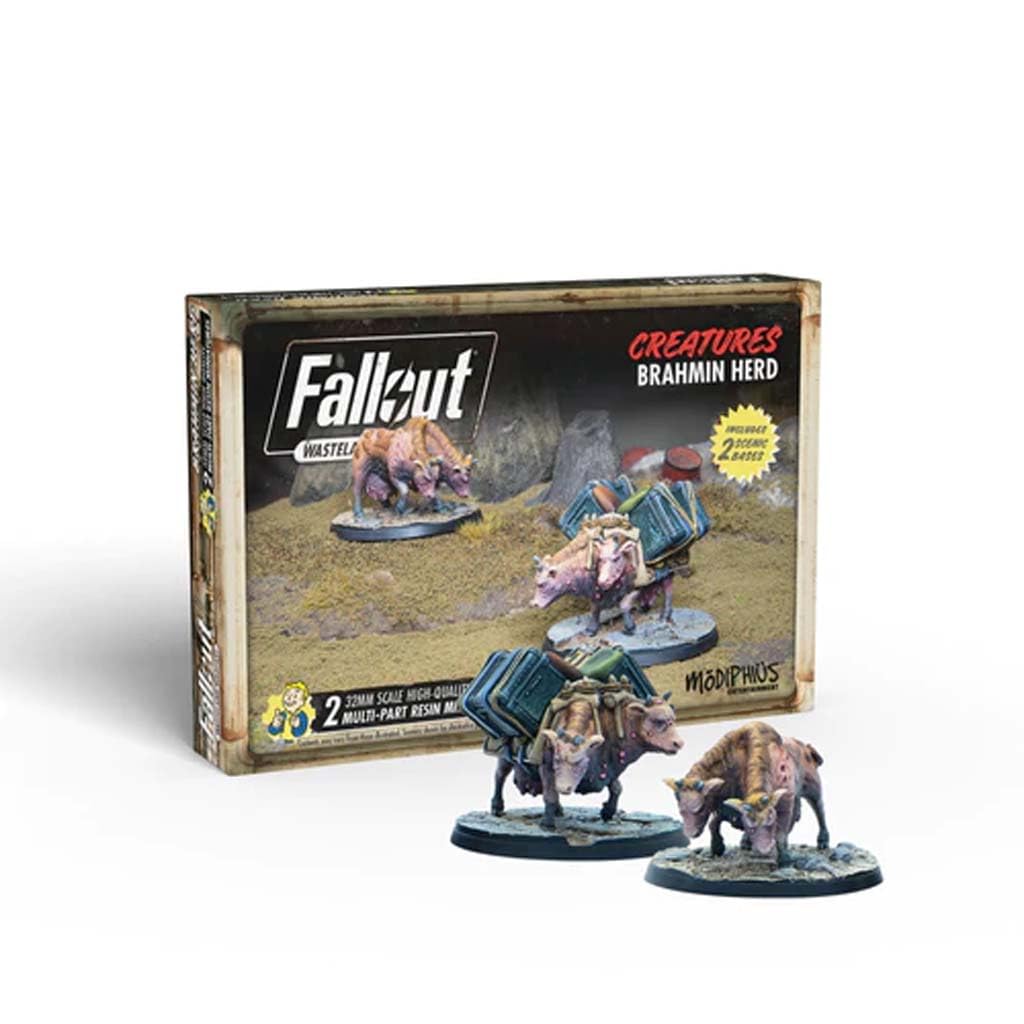 Fallout: Wasteland Warfare: Creatures Brahmin Herd