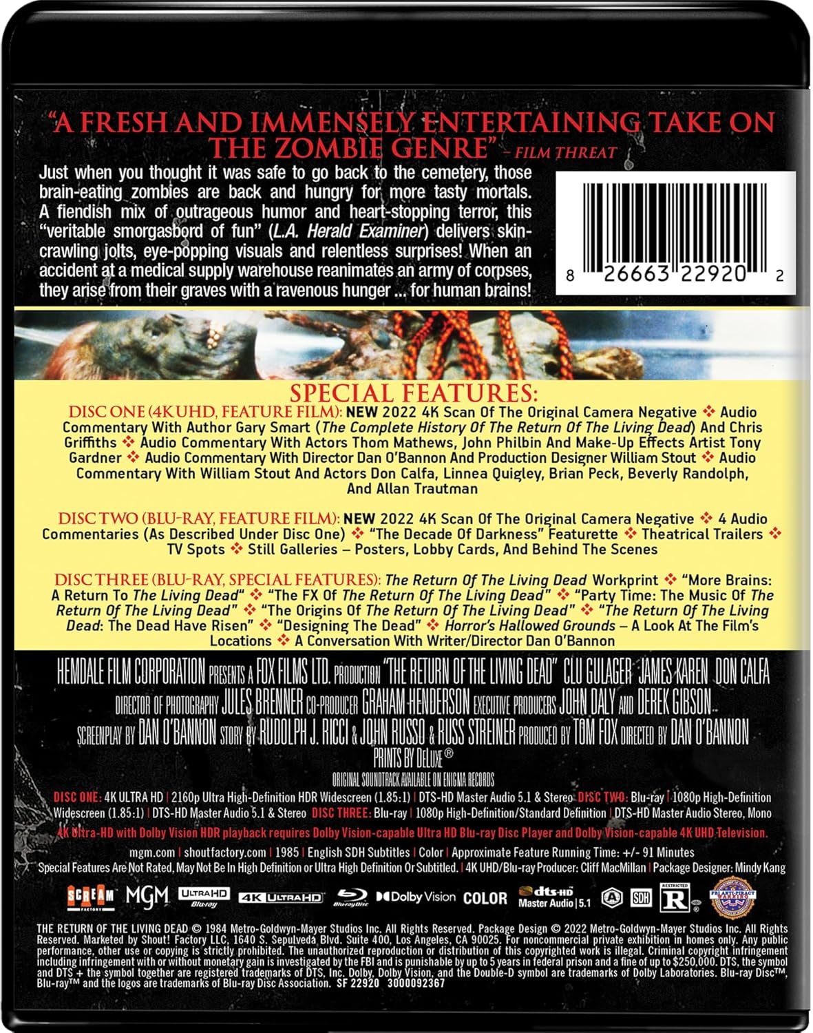 The Return Of The Living Dead -Collector's Edition