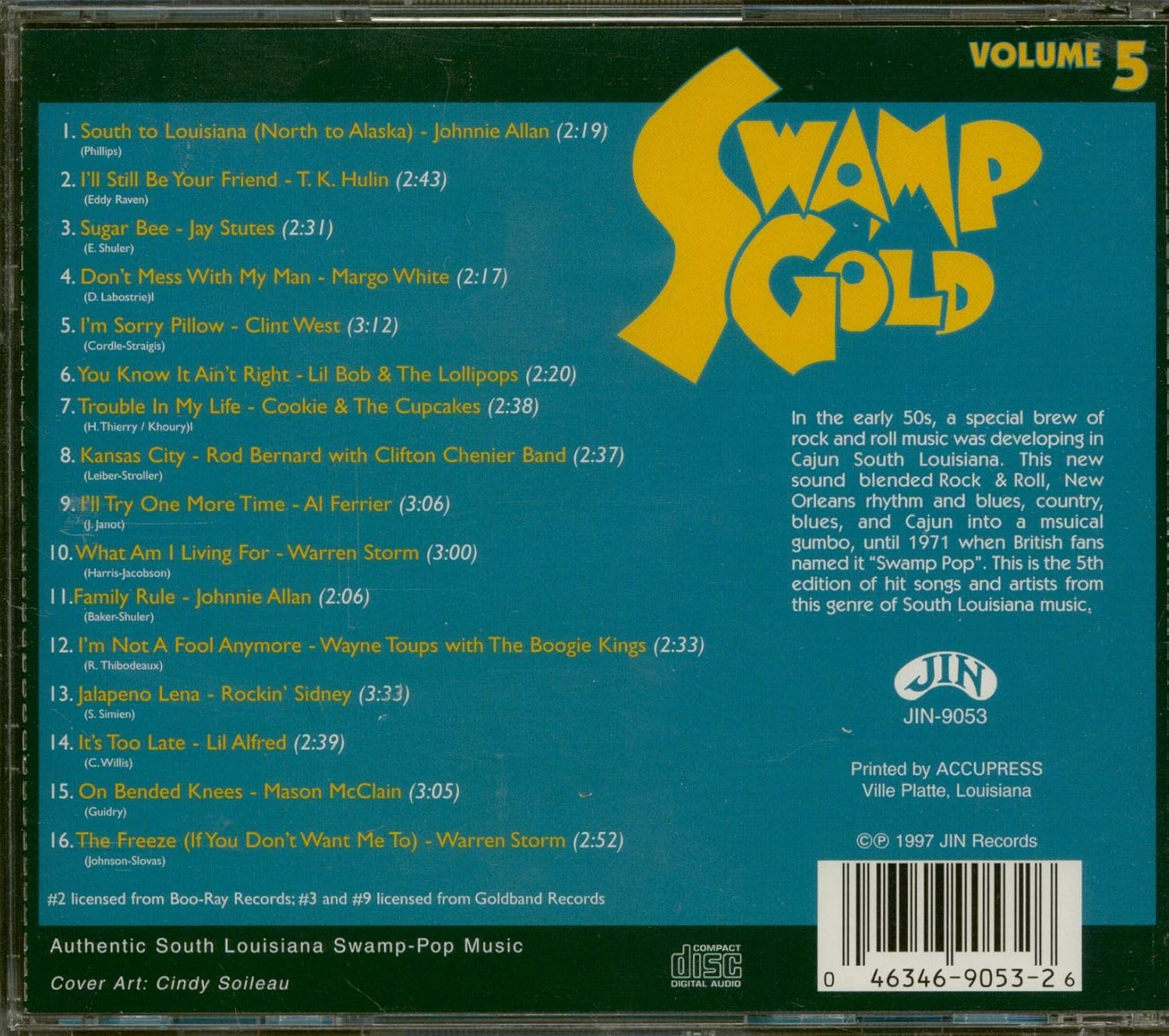 Various - Swamp Gold Volume 5