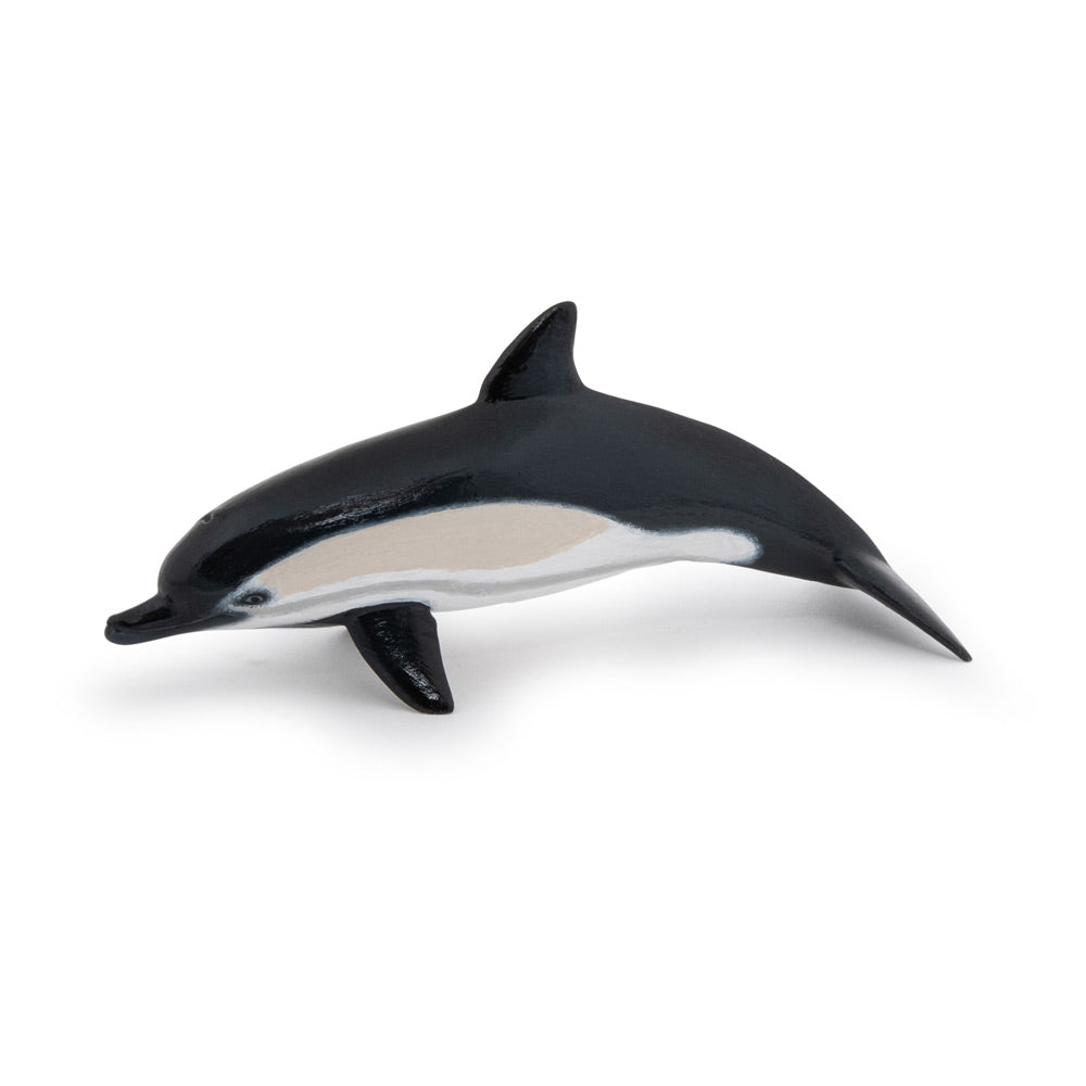 PAPO Marine Life Common Dolphin Toy Figure, Black/White (56055)