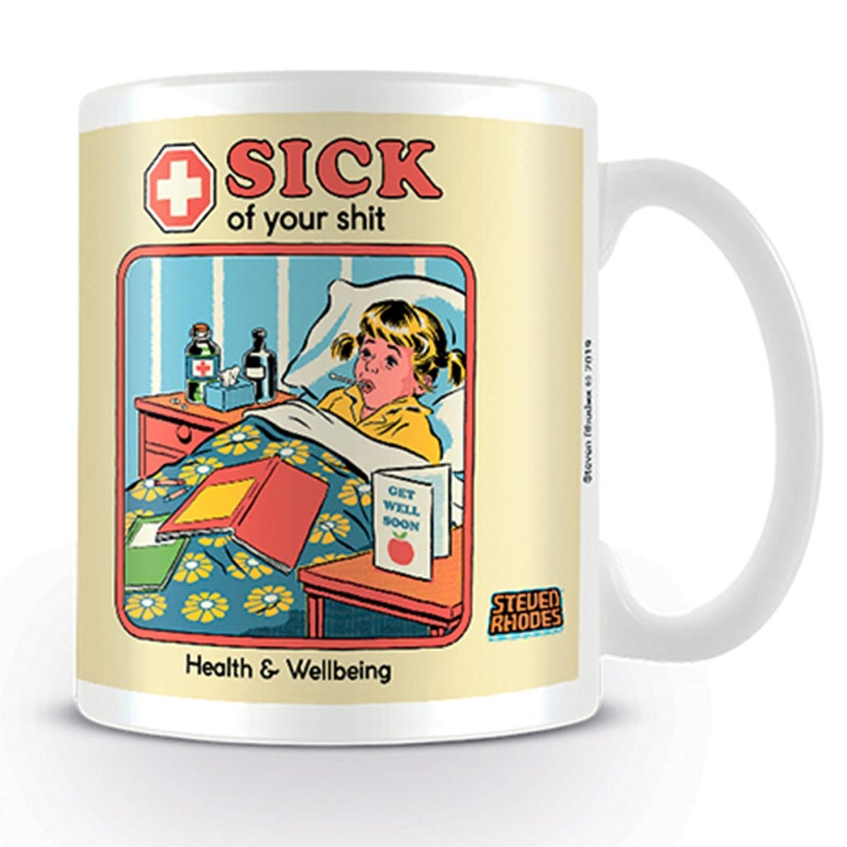 Steven Rhodes MG25671 Mug, Ceramic, 11 Ounces, Multi-Coloured