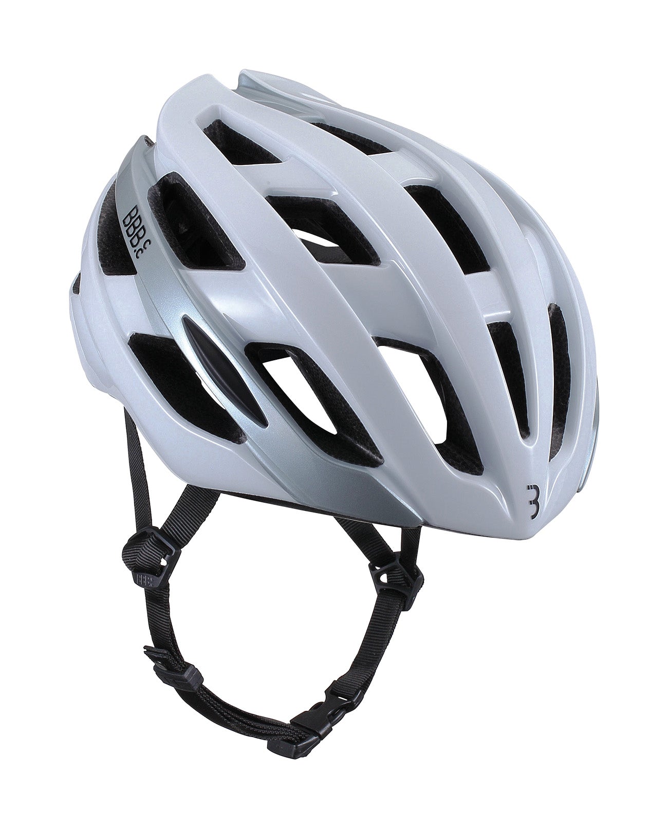 BBB Hawk Helmet Road Helmet Gloss White 58-62cm