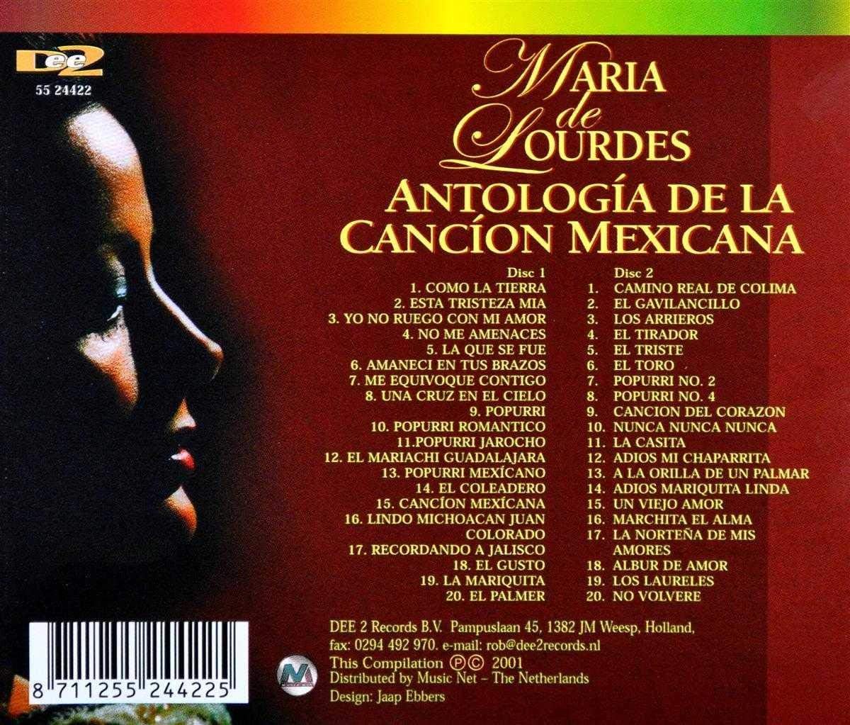 Antologia De La Cancion Mexicana