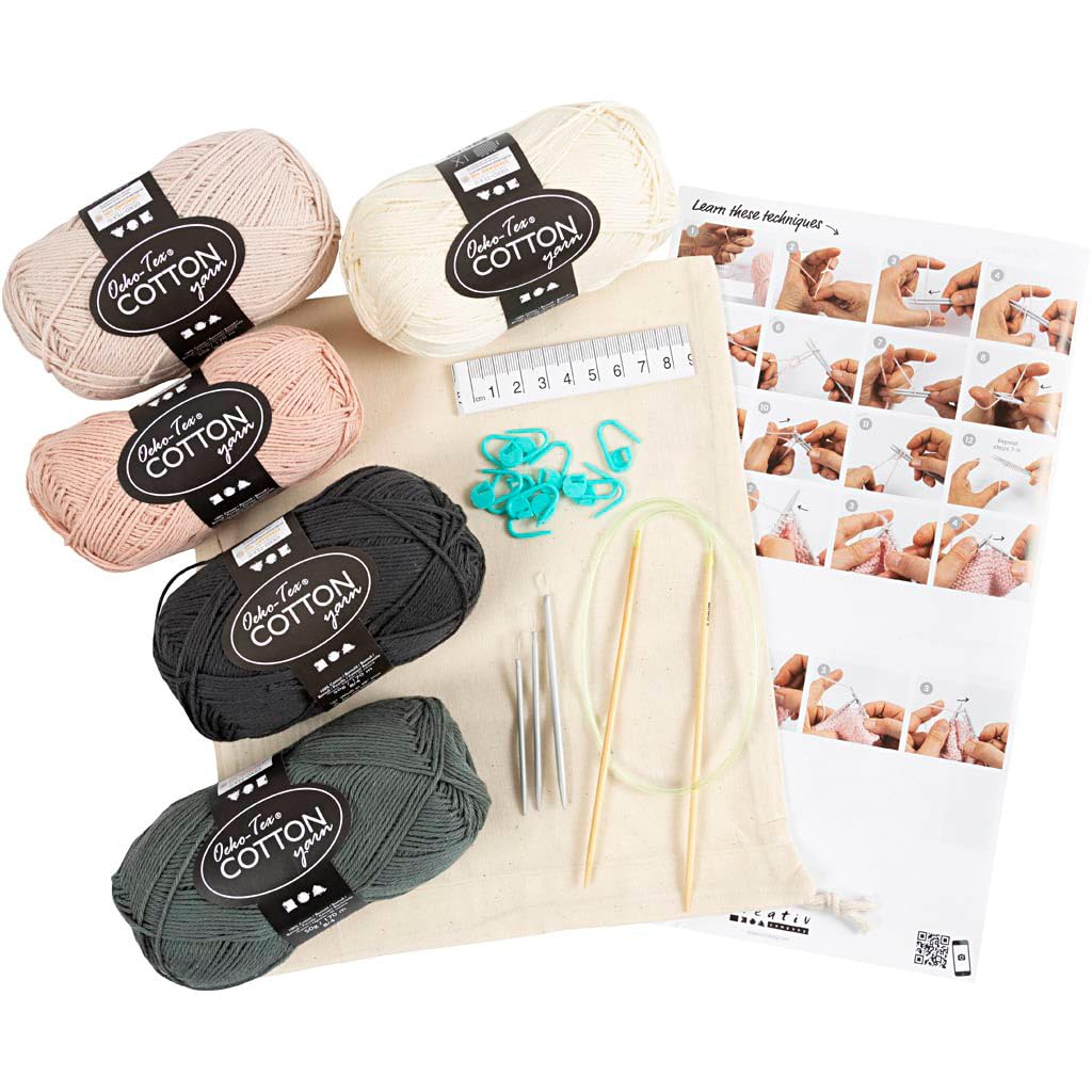 CREATIV COMPANY DIY Kit - Starter Craft Kit Knitting (970852