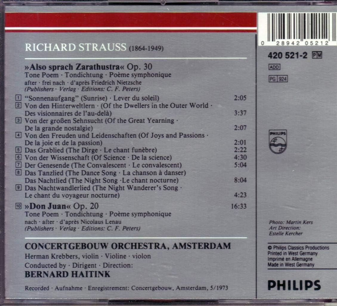 Also Sprach Zarathustra / Don Juan