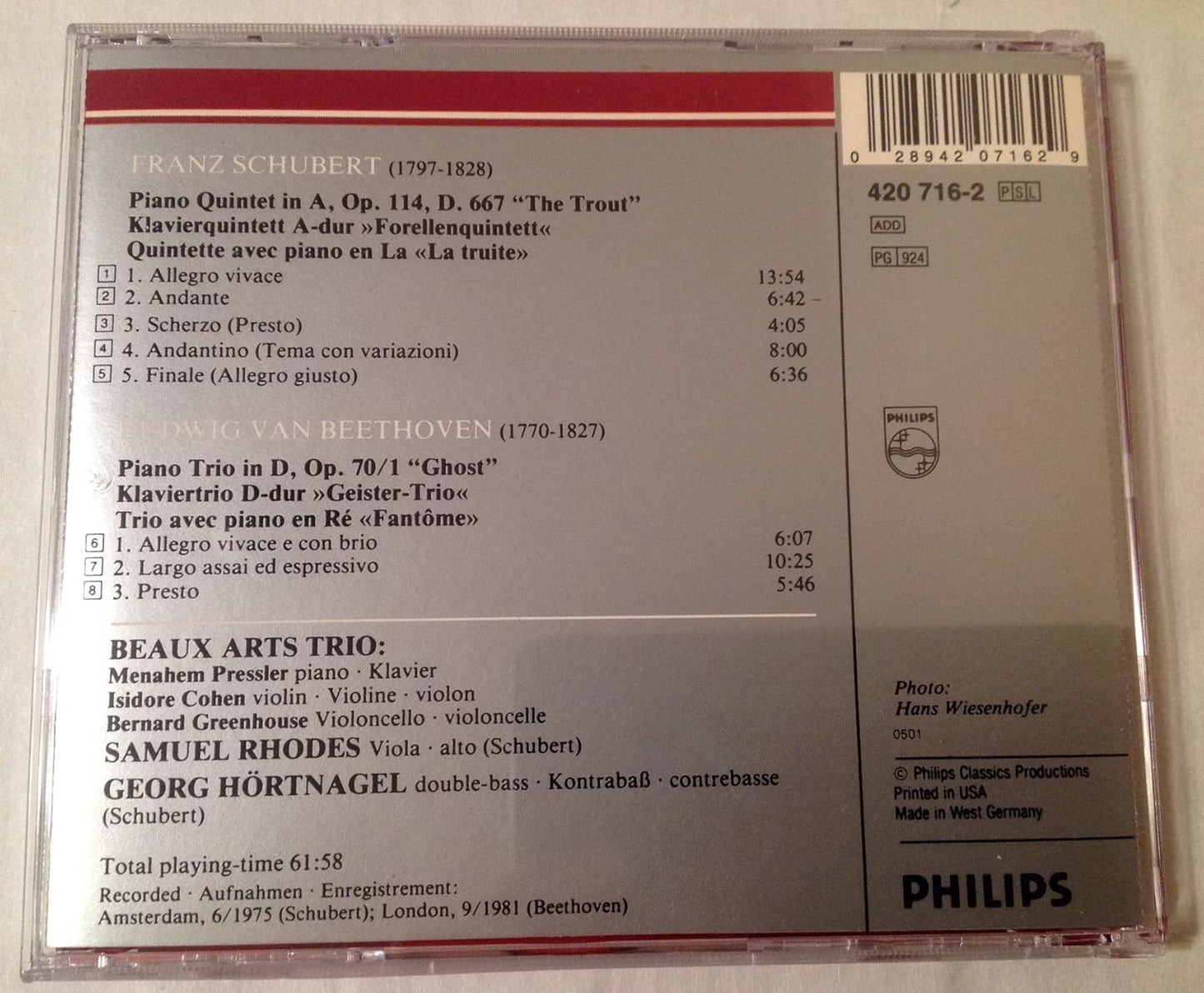 Trout Quintet / Ghost Trio