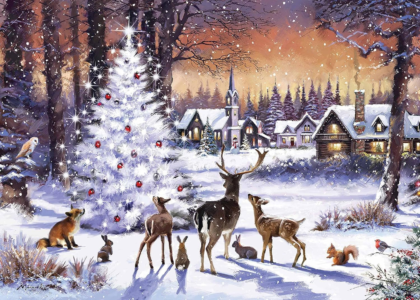 Christmas Gathering 1000 Piece Jigsaw