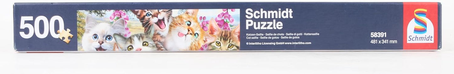 Schmidt 58391 Jigsaw Puzzle Cat Selfie (500 pcs)