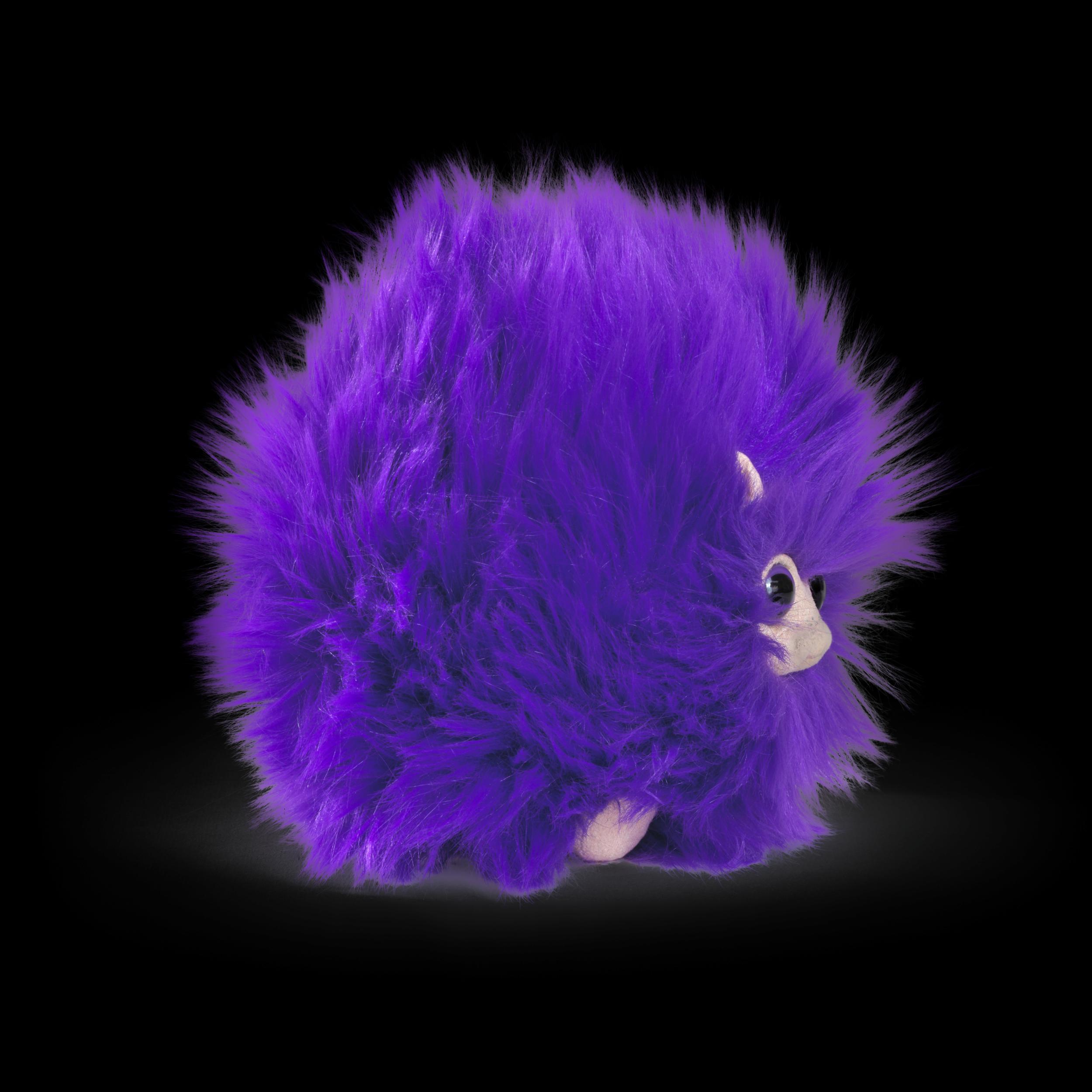 The Noble Collection - Pygmy Puff – Purple - Officially Licensed 14.4in (36.5cm) Harry Potter Toys Collectable Doll Figures - For Kids & Adults