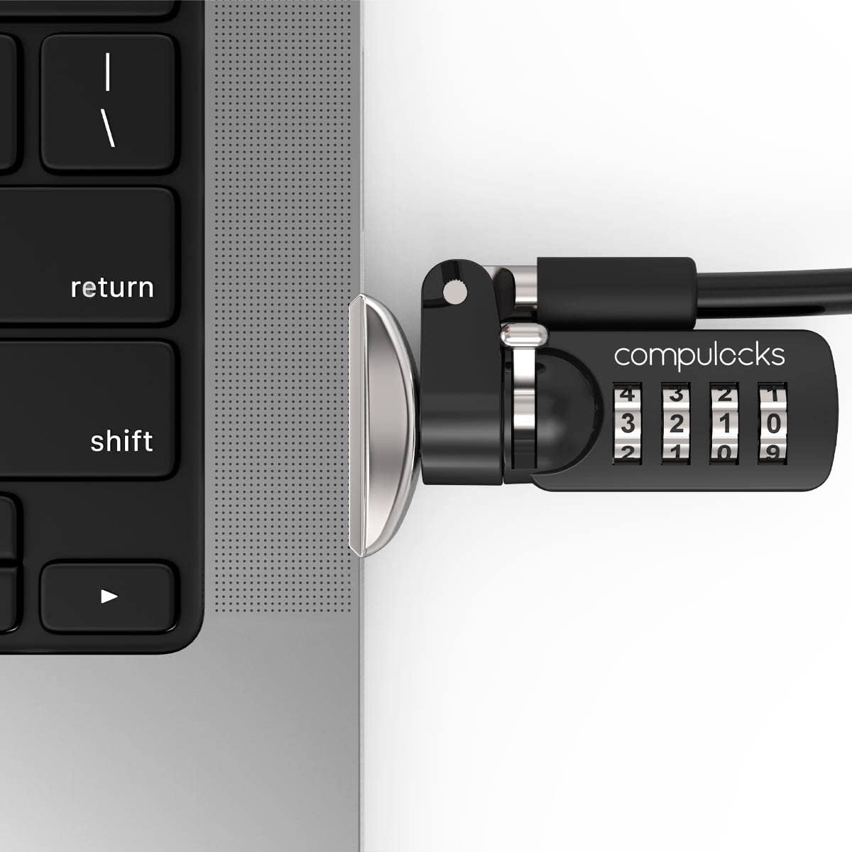 Compulocks MACBOOK PRO 14-INCH LEDGE LOCK ADAPTER +COMBINATION LOCK SILVER