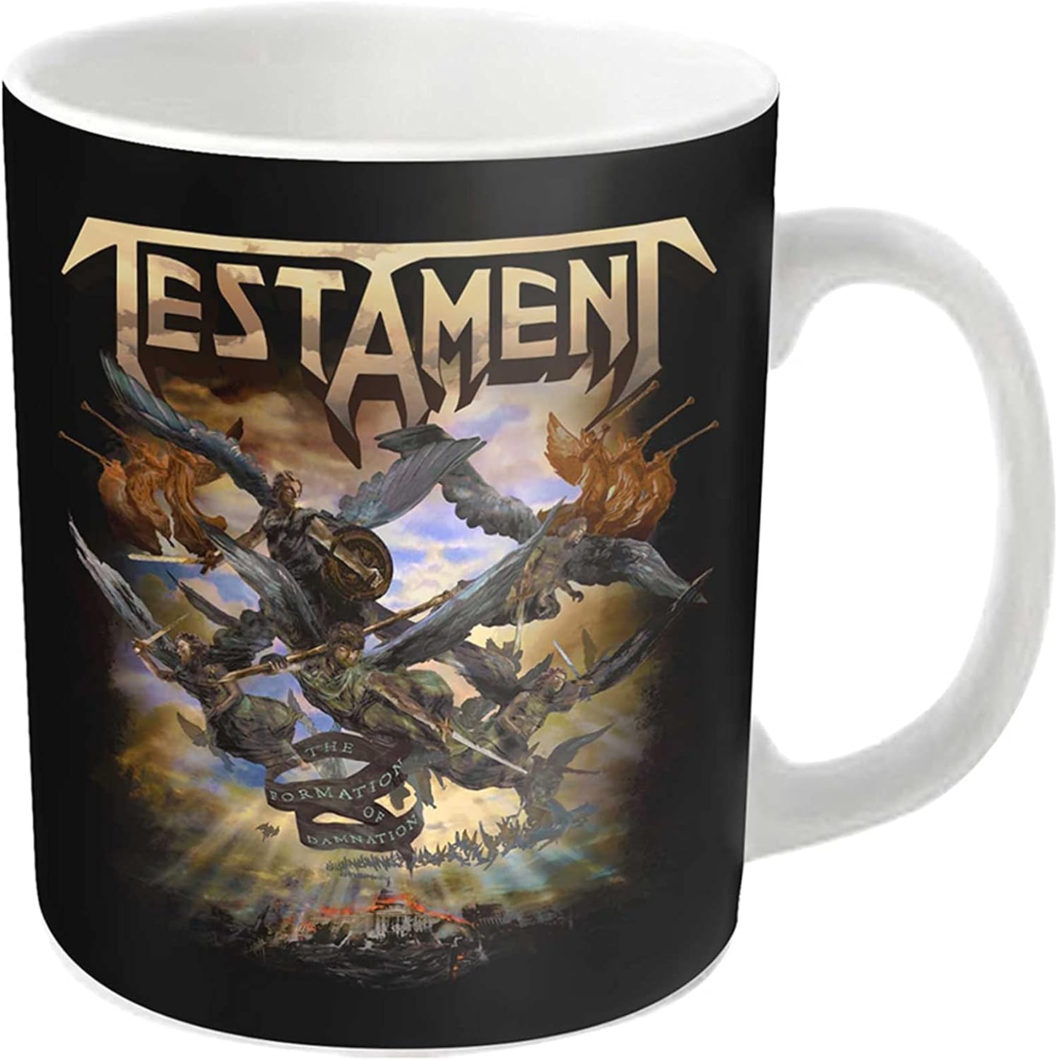 Testament Mug The Formation of Damnation Band Logo Official White Boxed One Size