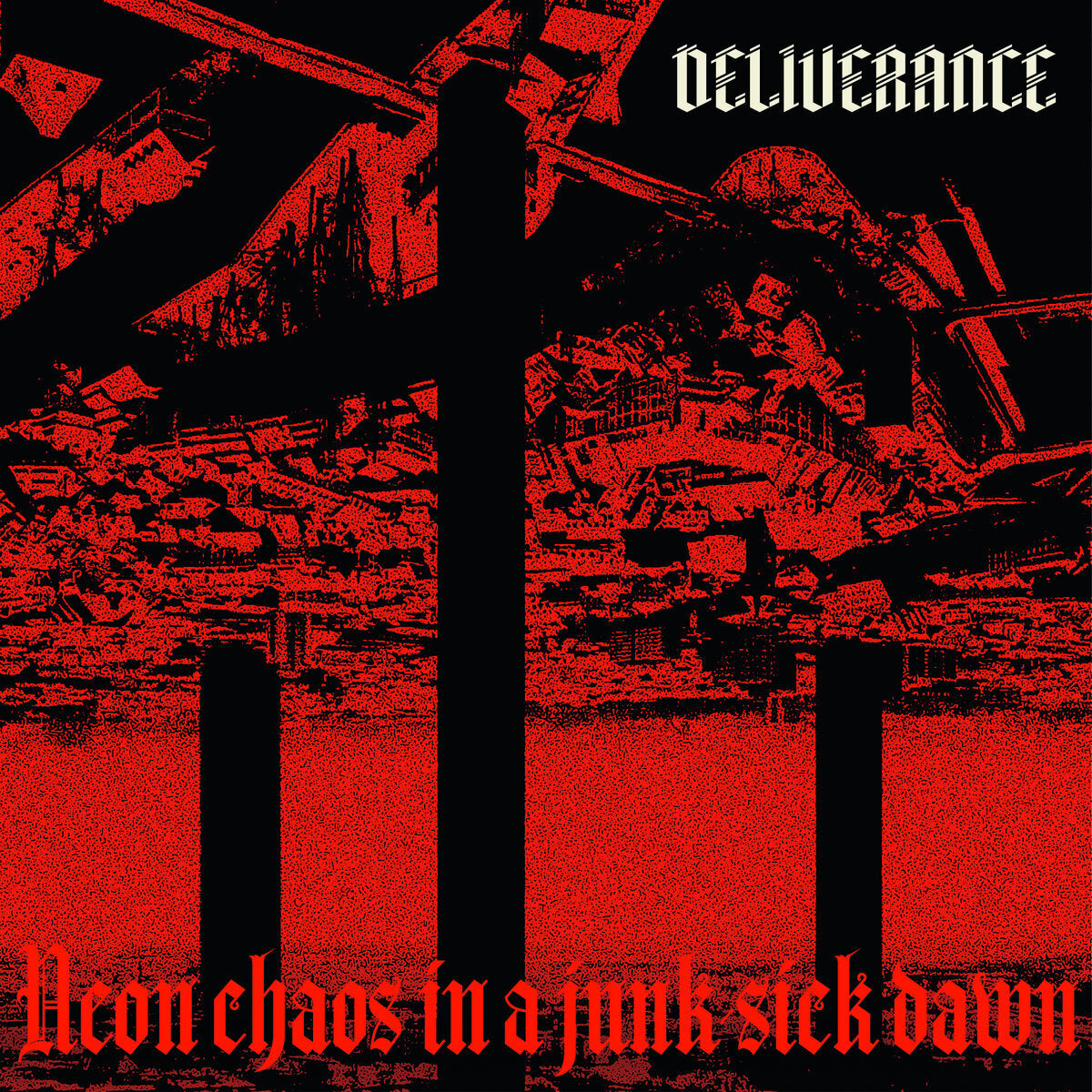 Neon Chaos in a Junk Sick Dawn