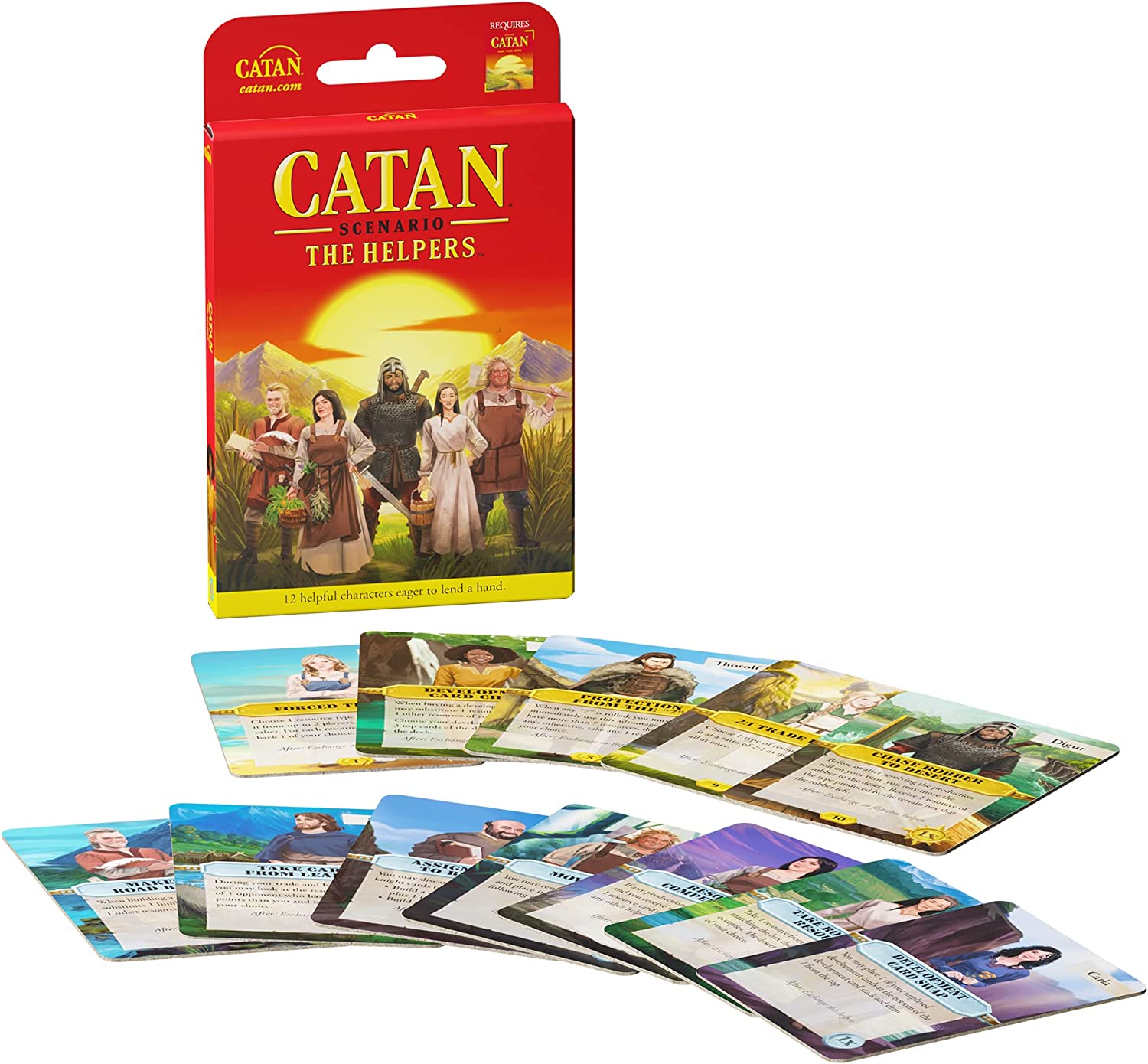 Catan Catan Scenarios: The Helpers Extension Board Game Ages 12 plus 3-4 Players