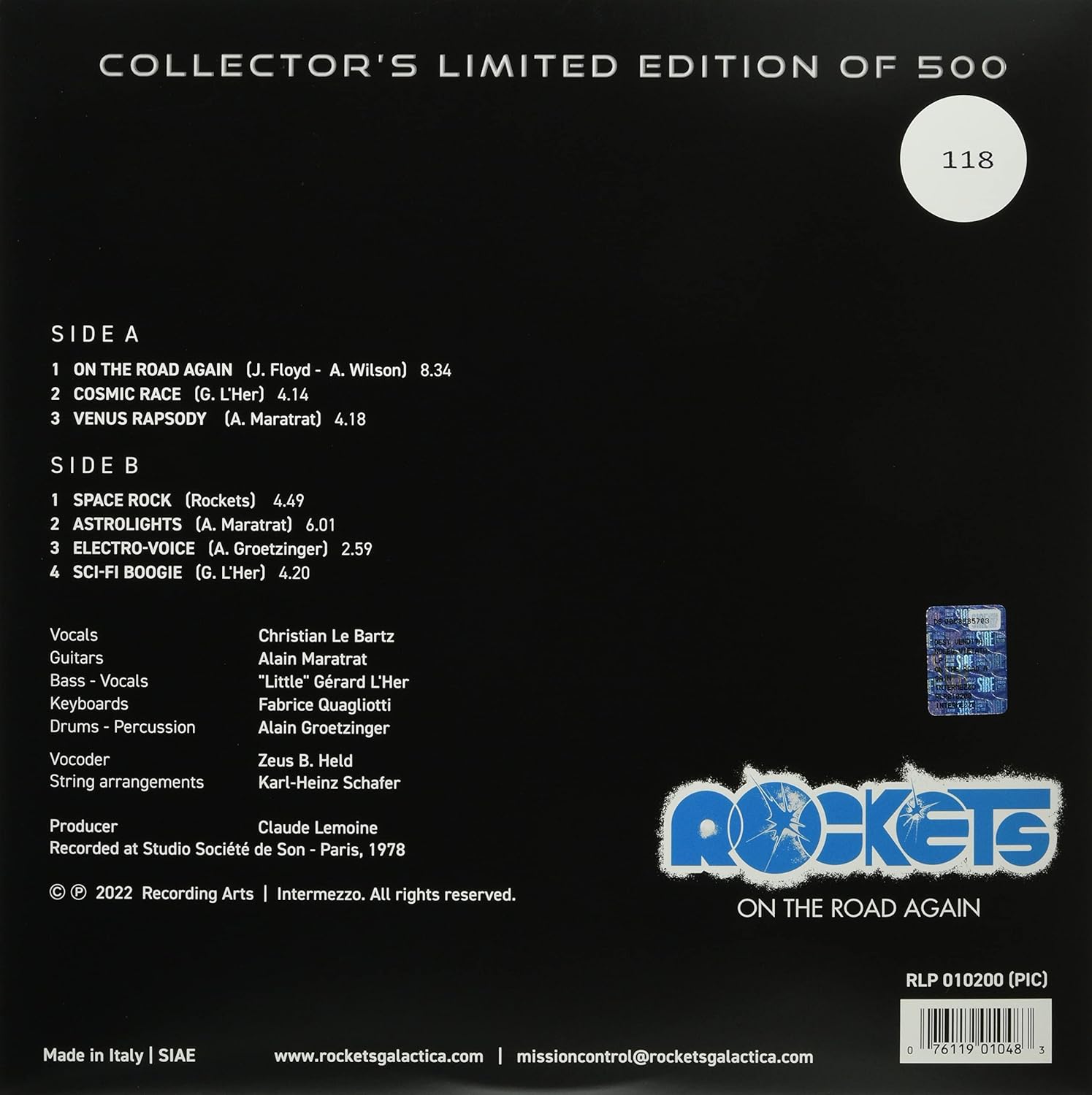 On The Road Again (Pic Disc