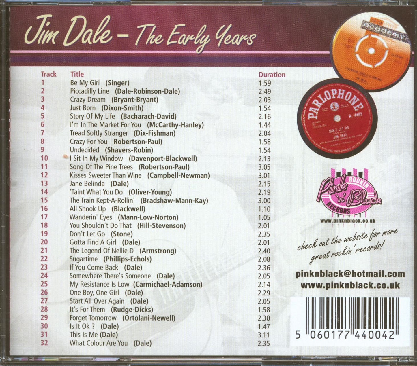 Jim Dale - The Early Years