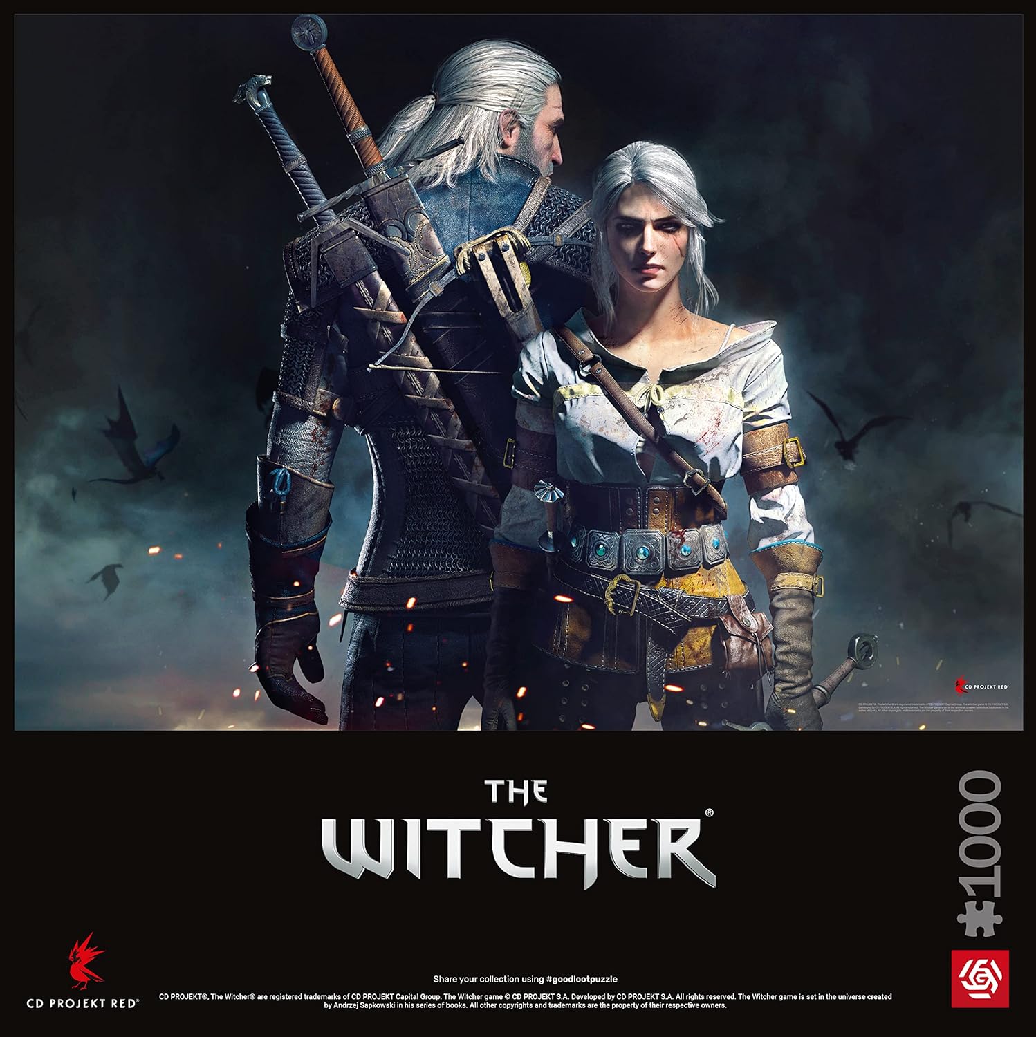 Good Loot Puzzle, The Witcher, 1000 Teile, 68,3x48 cm