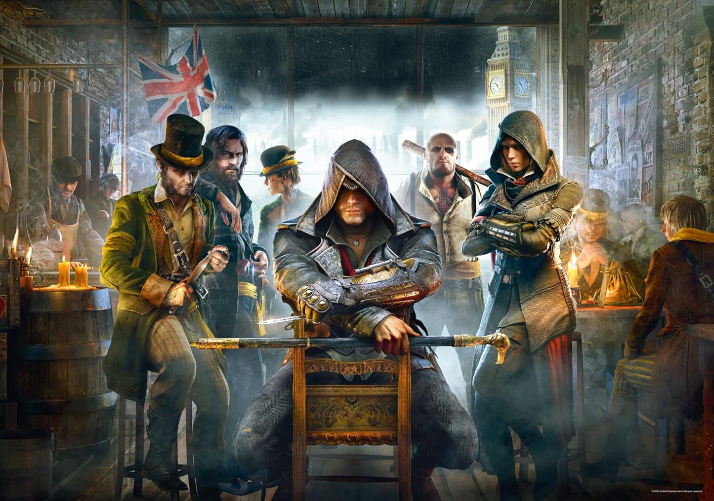 Good Loot Gaming Puzzle Assassin's Creed Syndicate The Tavern Jigsaw Puzzles Computer game puzzles for teenagers and adults Leisure ideas Inspired by a computer game | 1000 pieces | 68 x 48 cm