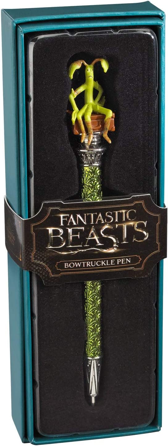 The Noble Collection Fantastic Beasts Bowtruckle Pen - 8in (21cm) Mini Sculpture atop Ballpoint Pen - Officially Licensed Fantastic Beasts Film Set Movie Prop Stationery Gifts