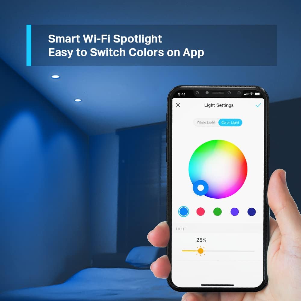Tapo Smart Wi-Fi Spotlight, Multicolour, White Tunable, GU10 Lamp Base, Remote Control, Energy Saving, Works with Alexa & Google Home, No hub required Tapo L630(2-pack) Colour-Changeable 2-pack