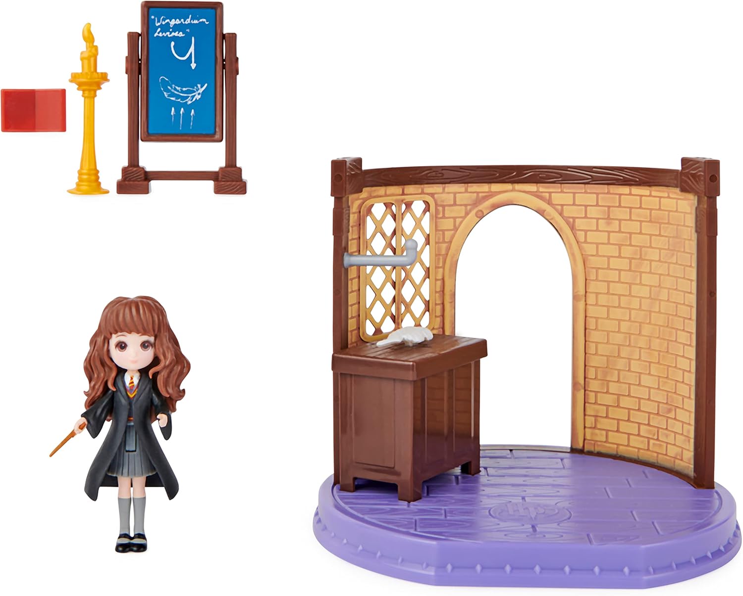 Wizarding World, Magical Minis Charms Classroom with Exclusive Hermione Granger Figure and Accessories, Kids Toys for Girls and Boys Ages 5 and up