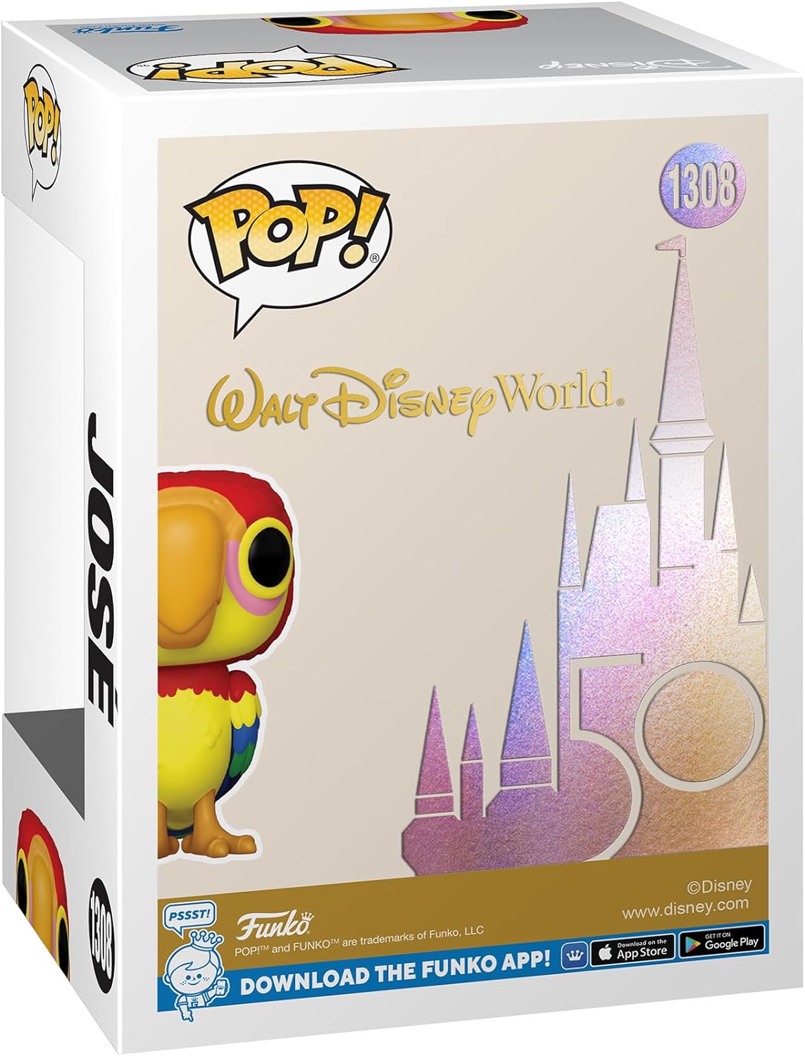 Funko Pop! Disney: WDW 50th - Space Mountain - Parrot Jose - Disney World 50th Anniversary - Collectable Vinyl Figure - Gift Idea - Official Merchandise - Toys for Kids & Adults - Movies Fans