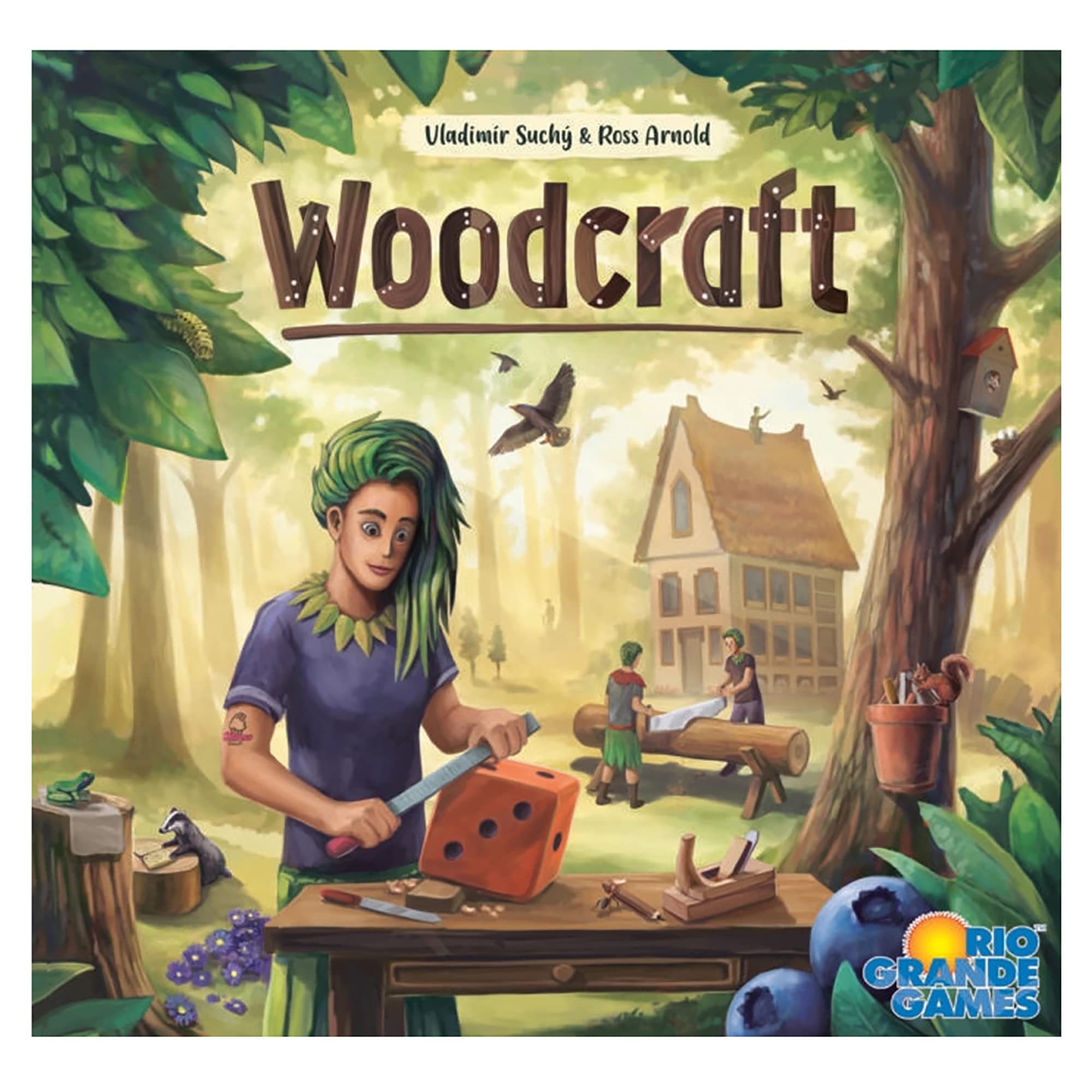 Woodcraft - Workshop Management Game, Economic Board Game, Builder Board Game, Rio Grande Games, for Ages 14 and Up, 1-4 Players, 45-90 Minute Playing Time
