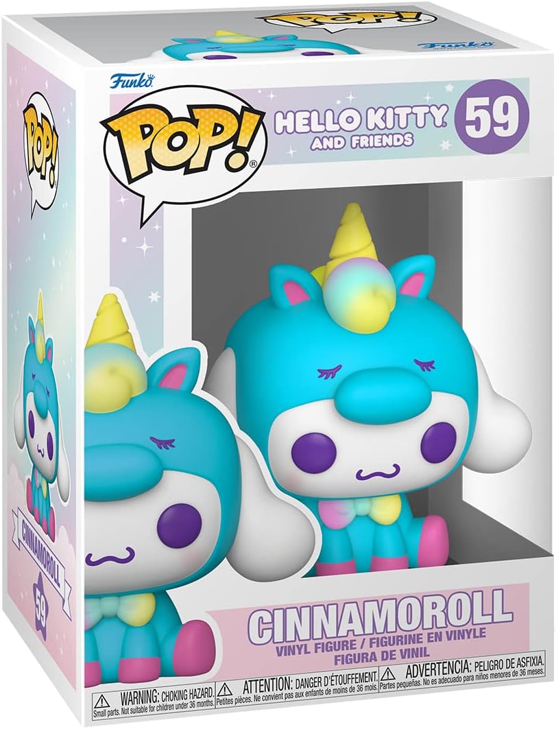 Funko Pop! Sanrio: Hello Kitty - Cinnamoroll - Unicorn Party - Collectable Vinyl Figure - Gift Idea - Official Merchandise - Toys for Kids & Adults - Anime Fans - Model Figure for Collectors
