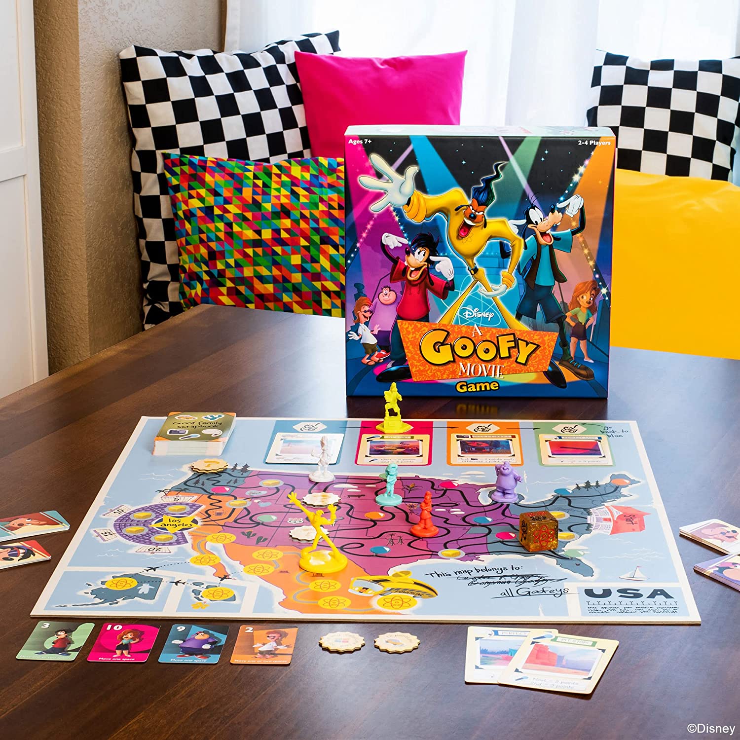 Funko Disney A Goofy Movie Kids Board Game Ages 7 and Up 2-4 Players