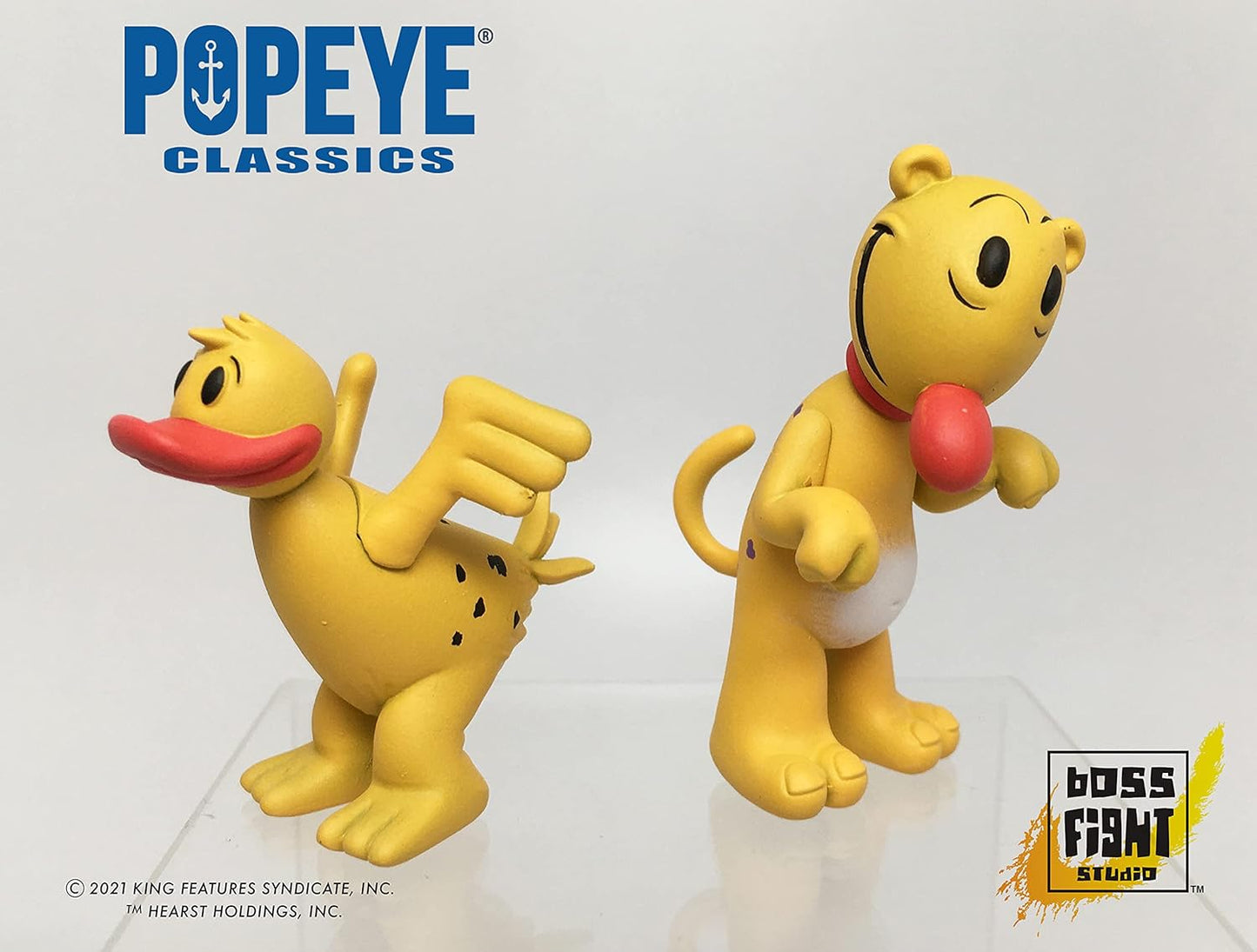 Boss Fight Studio Castor OYL Popeye Classics Wave 1 Collectible Action Figure – Highly Articulated Figurine and Accessories Including Eugene The Jeep, Bernice The Whiffle Hen, & Removable Hats – 1:12