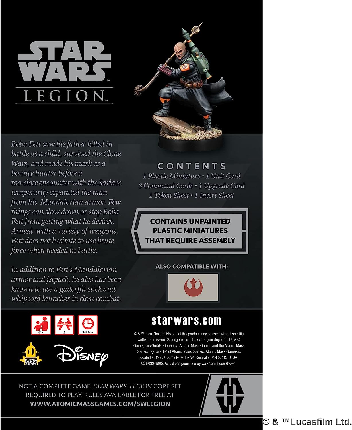 Star Wars Legion Boba Fett Operative Expansion