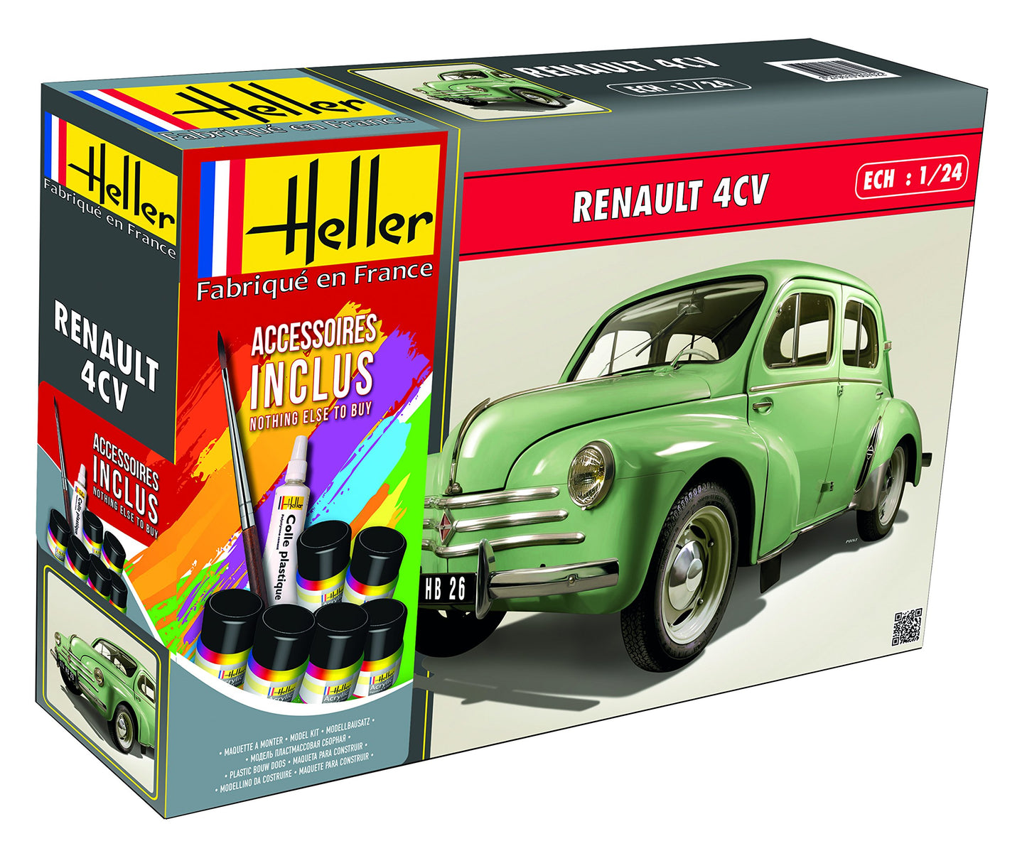 Heller 1:24 Gift Set - Renault 4 CV