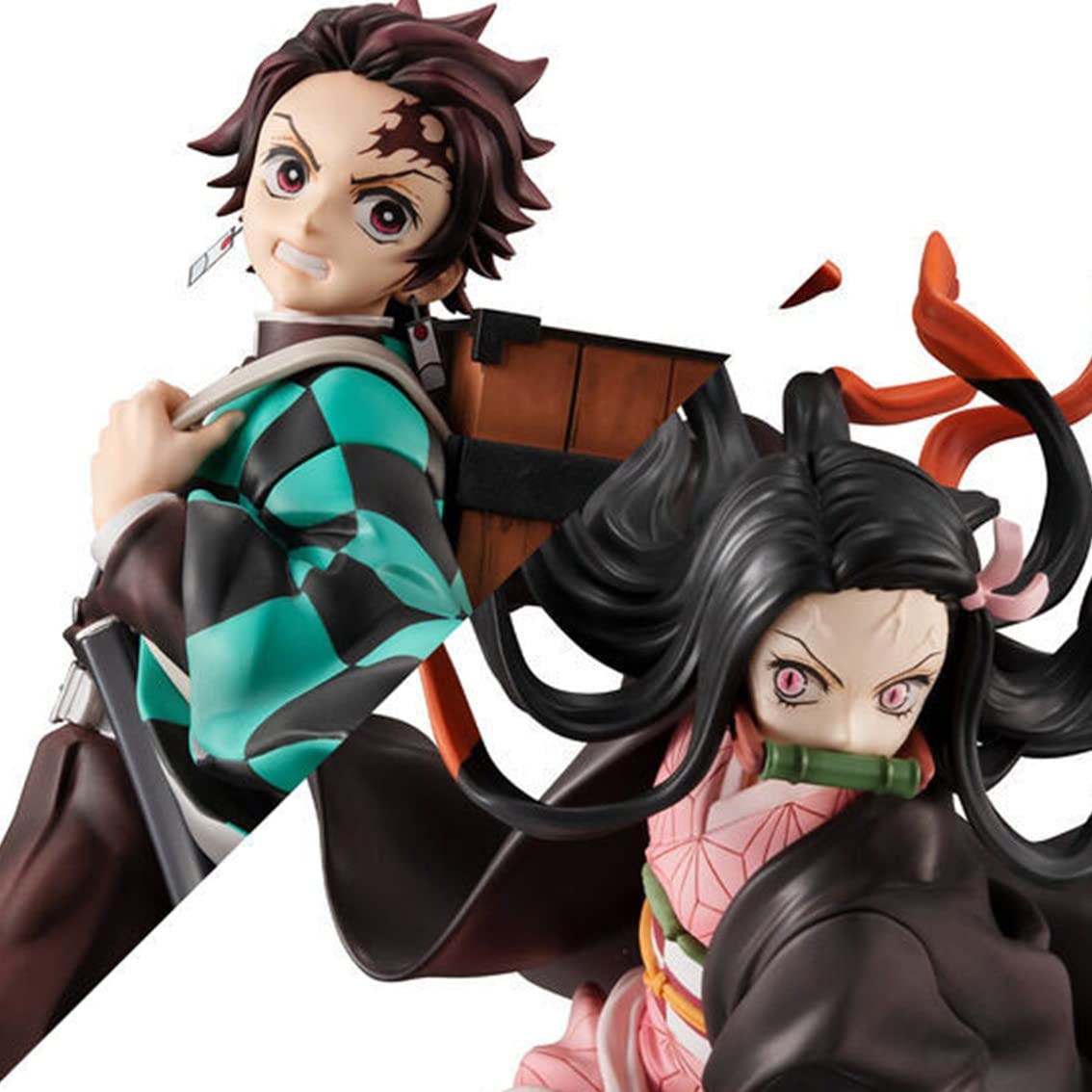 DEMON SLAYER - Kamado's Brother & Sister - Statuette GEM Series 17cm