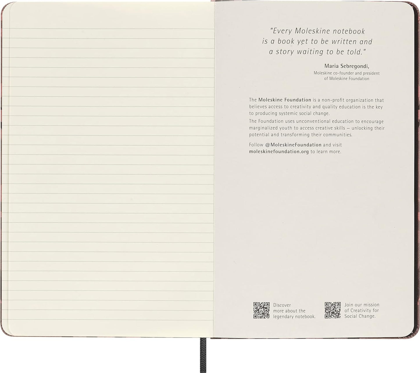 Moleskine - Limited Edition Notebook, Sakura Notebook with Themed Graphics, Ruled Layout and Fabric Hard Cover, Size Pocket 9x14cm, 192 pages