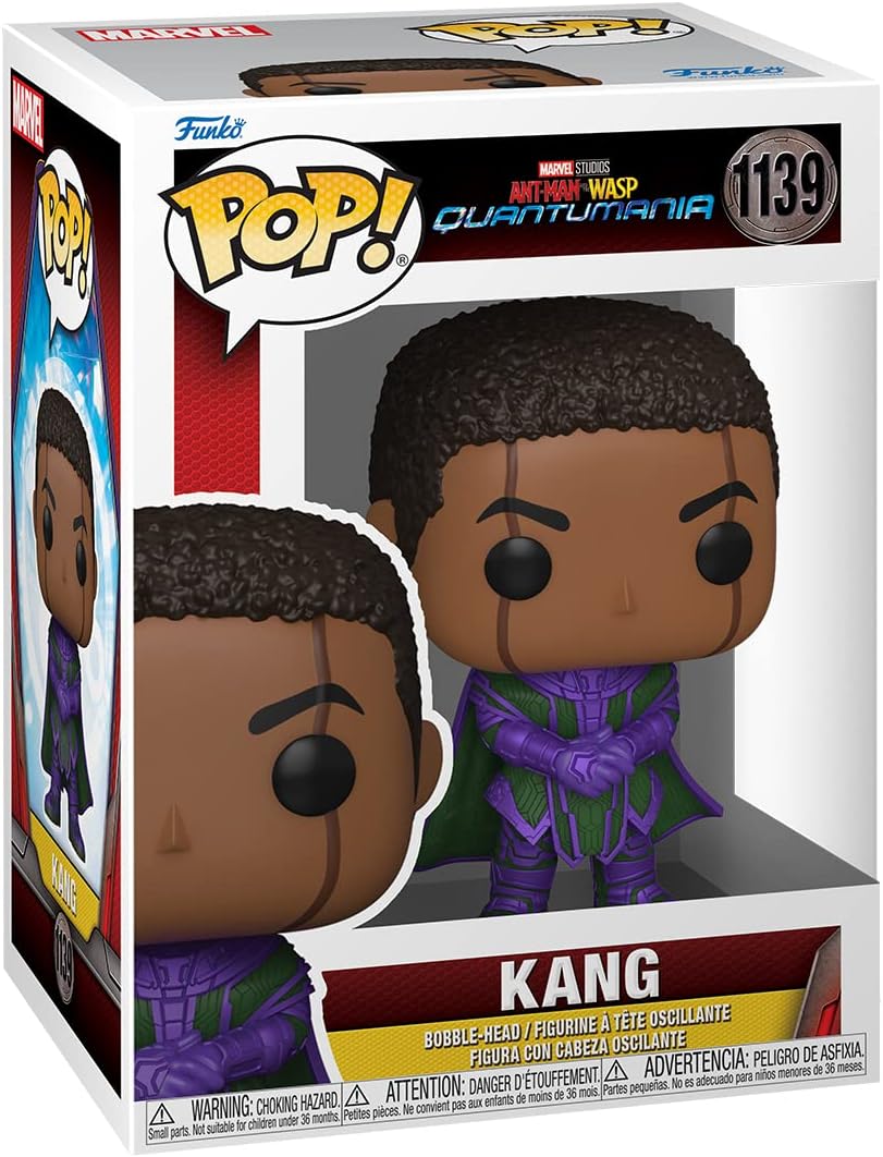 Funko POP! Vinyl Marvel: Ant-Man Quantumania - Kang - Collectable Vinyl Figure - Gift Idea - Official Merchandise - Toys for Kids & Adults - Movies Fans - Model Figure for Collectors and Display