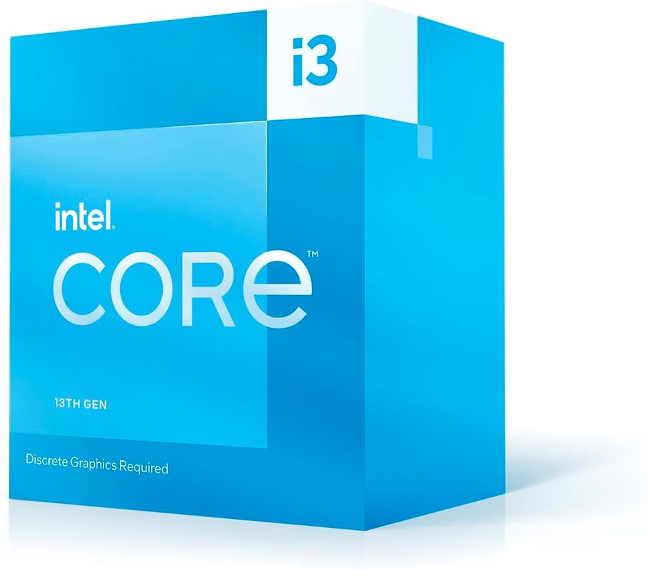 Intel® Core™ 13. Generation i3-13100F Desktop Prozessor (4 Core (4 P-Core), 12 MB Cache, up to 4,5 GHz, LGA1700