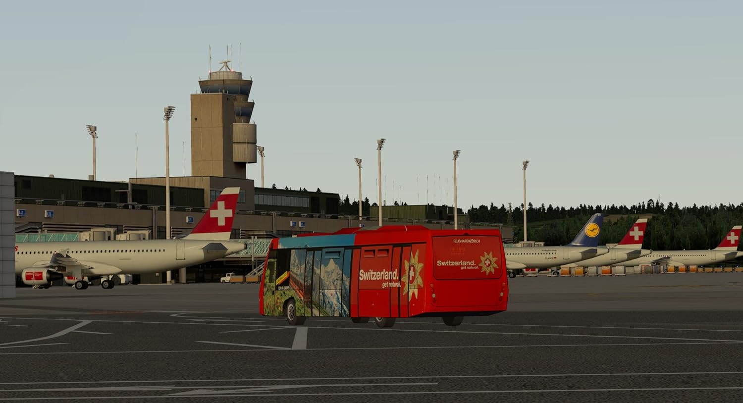 Airport Zurich (Add-on for XPlane 11) (PC DVD