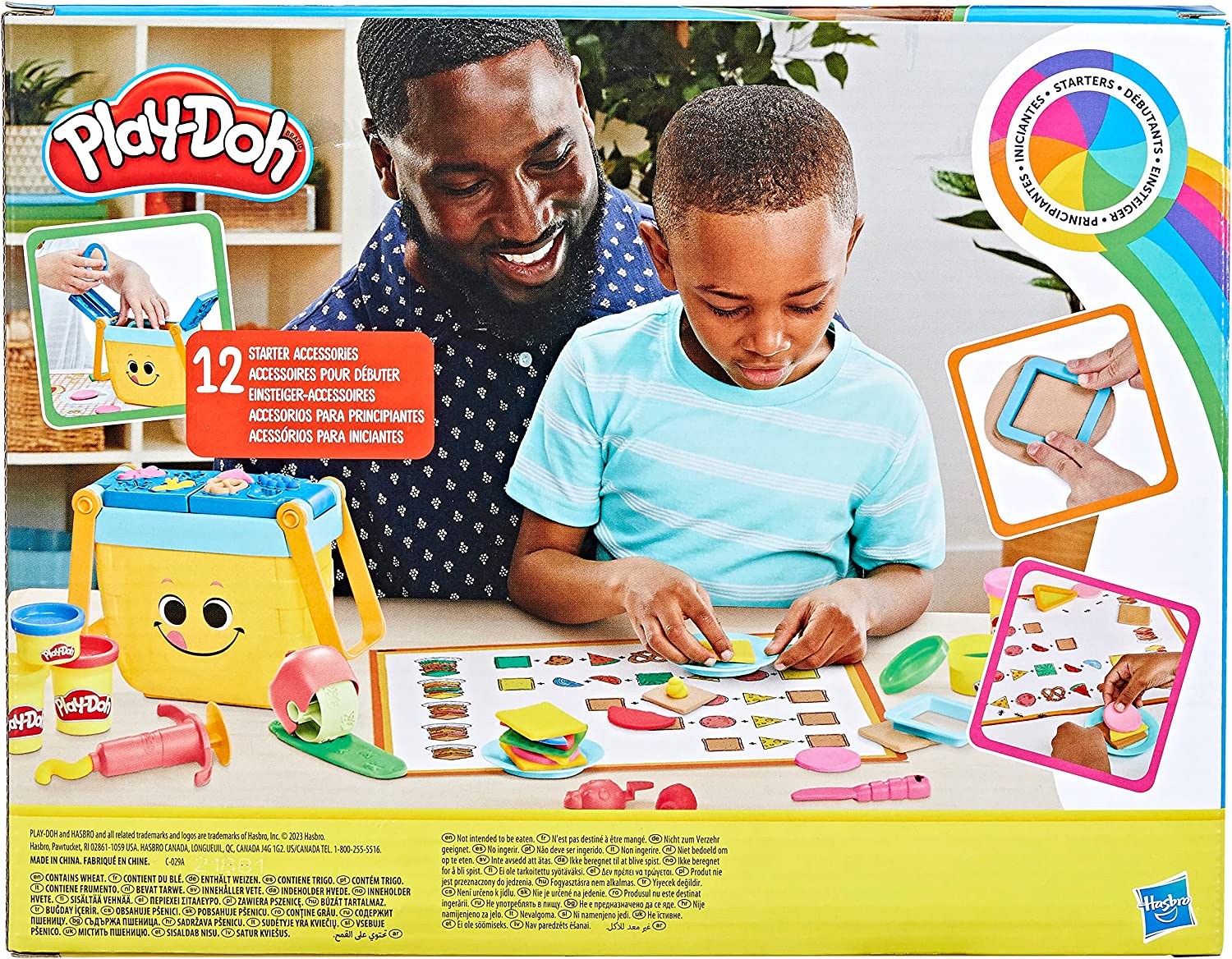 Play-Doh Picnic Shapes Starter Set, Preschool Toys (F6916) for 3+ Years