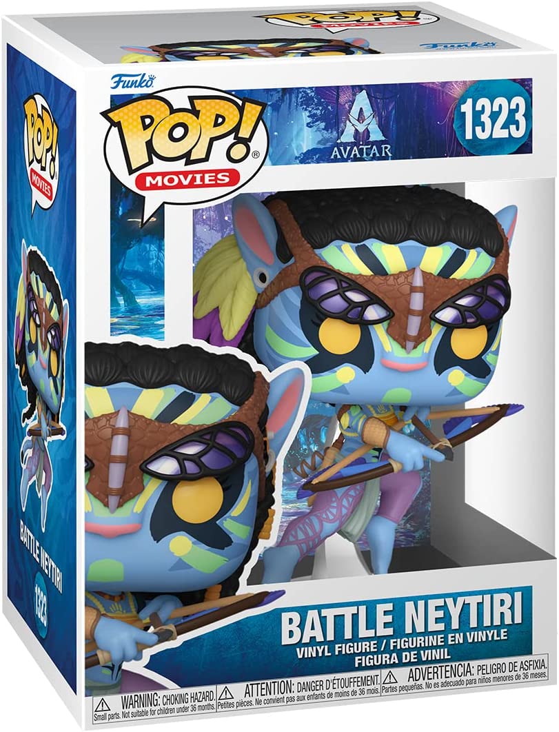 Funko POP! Movies: Avatar - Neytiri - (battle) - Avatar: the Way Of Water - Collectable Vinyl Figure - Gift Idea - Official Merchandise - Toys for Kids & Adults - Movies Fans